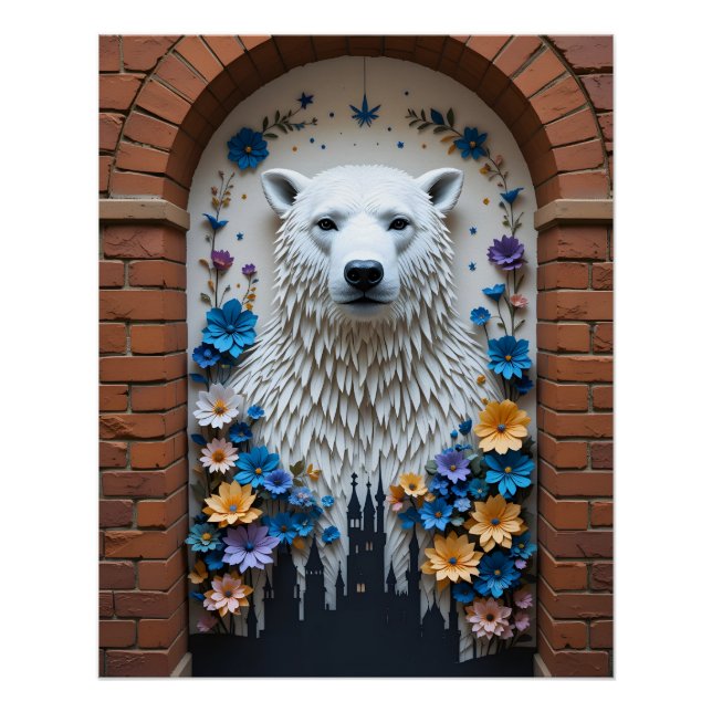 Poster Peinture murale Street Art (Devant)