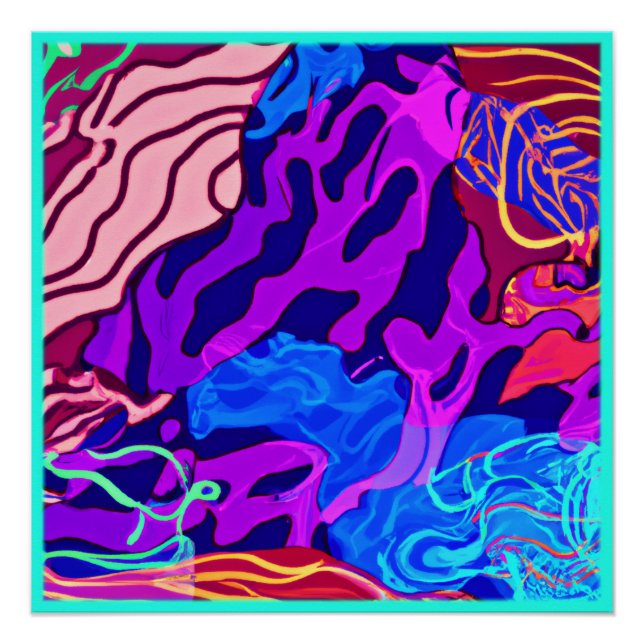 Poster Peinture Océan Nature. Commandez dès maintenant  (Devant)