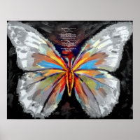 Peinture papillon Abstraite - Imprimantes d'art