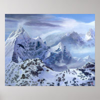 Peinture paysage sans dents