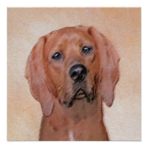 Poster Peinture sur pilon rouge - jolie art original chie
