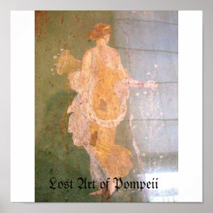 Poster Peintures de Pompéi Italie, Art perdu de Pompéi