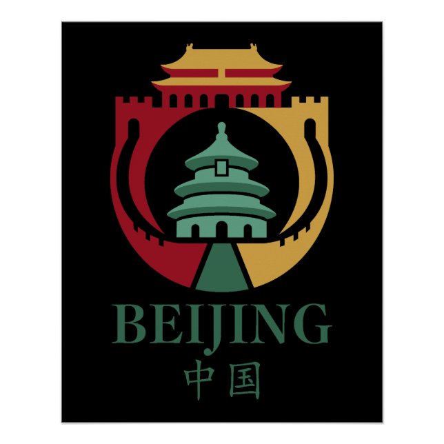 Poster Pékin Chine Asie (Devant)