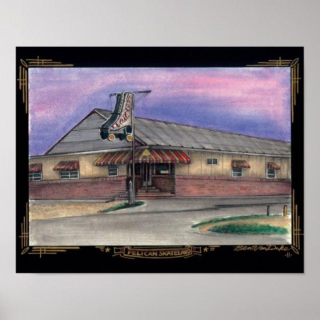 Poster pélican (Devant)