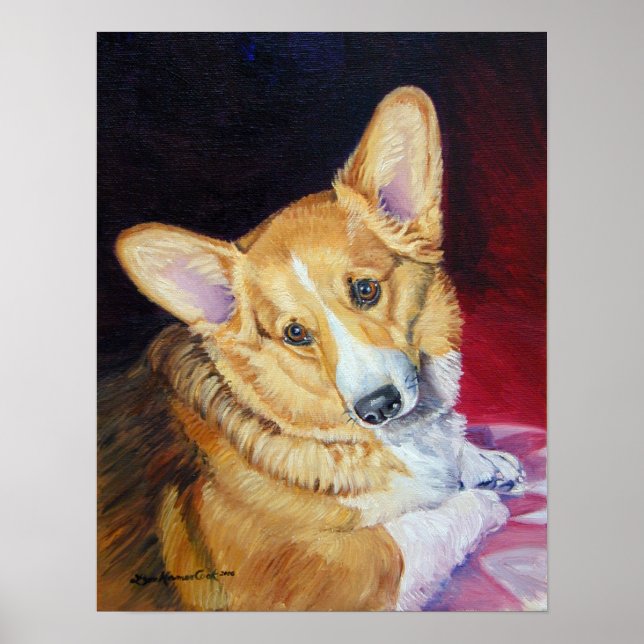Poster Pembroke Welsh Corgi Imprimer (Devant)