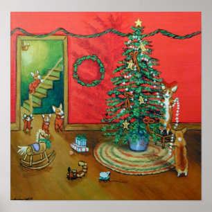 Poster Pembroke Welsh Corgi Imprimer