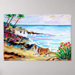 Poster Pembroke Welsh Corgi Imprimer