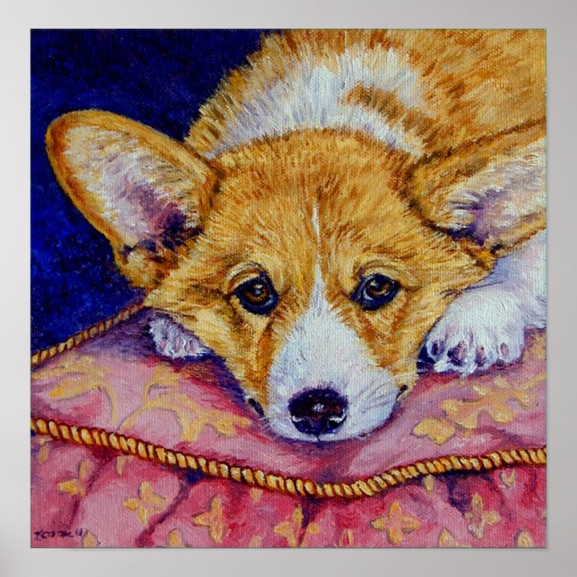 Poster Pembroke Welsh Corgi Imprimer l'affiche (Devant)