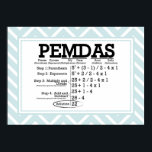 POSTER PEMDAS<br><div class="desc">This piece explains order of operations (PEMDAS). This piece makes for a great classroom teaching aid/decoration,  especially in math classrooms.</div>