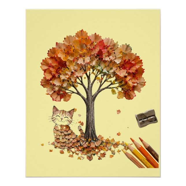 Poster Pencil Shaving Texture Wall Art  (Devant)