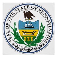 Pennsylvanie sceau de l'état symbole de la républi