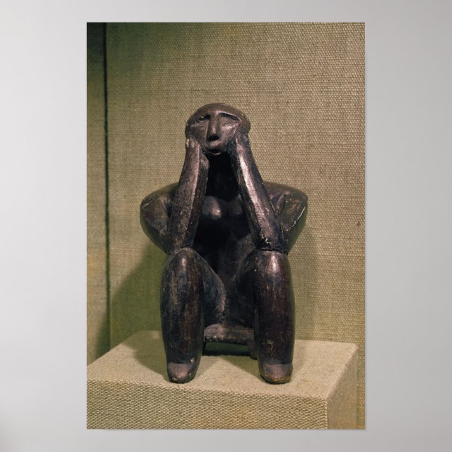 Poster Penseur de Cernovoda, Hamangia Culture (Devant)