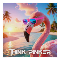 PENSEZ PLUS ROSE - Flamant ROSE