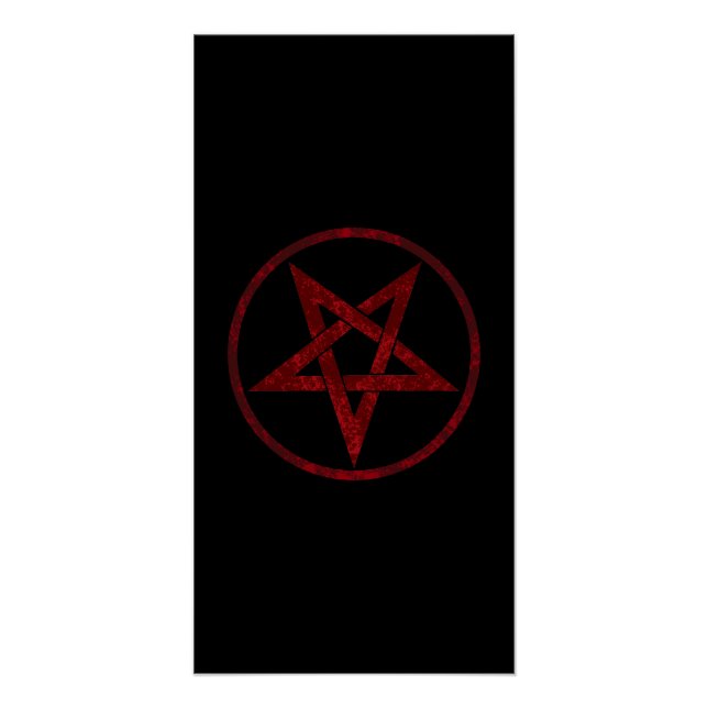 Poster Pentagram Red Devil (Devant)