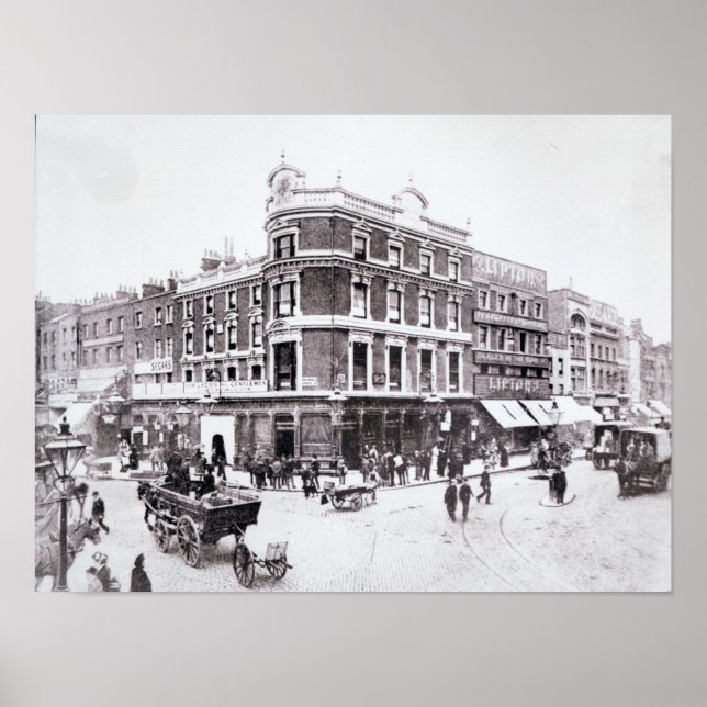 Poster Pentonville Road scene, Islington, London (Devant)