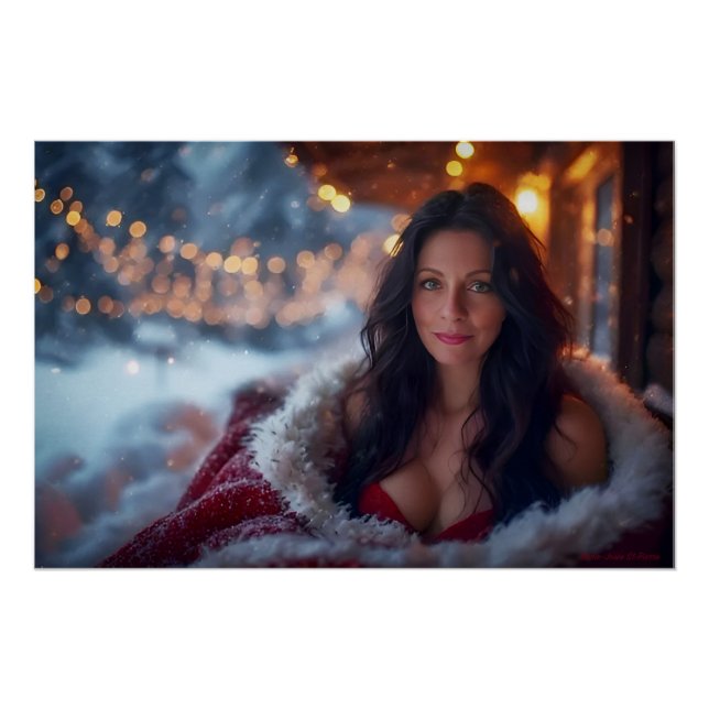 Poster Perdu dans la magie de l'hiver (Devant)