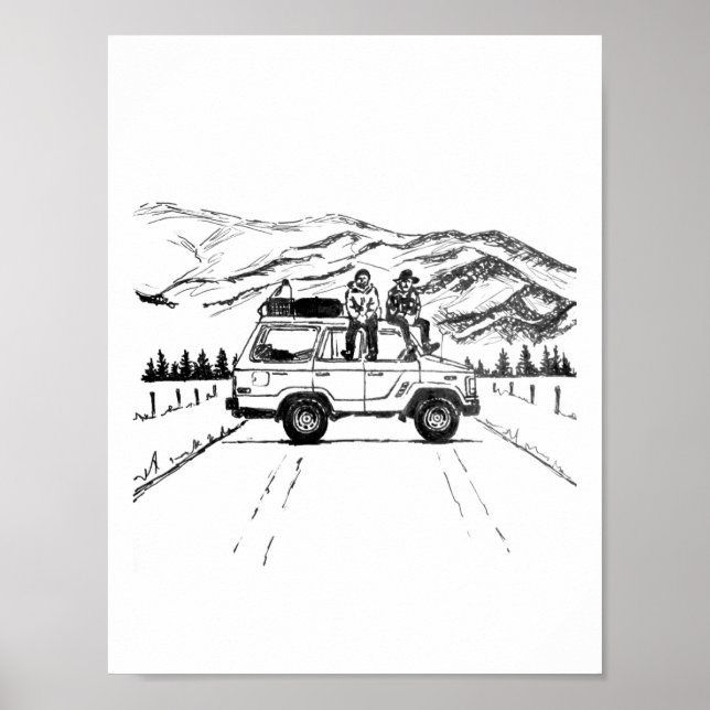 Poster Perdu : errants (Devant)