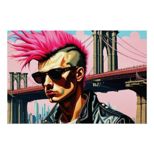 POSTER PERDU GARÇONS-PUNK DANS LA VILLE 9