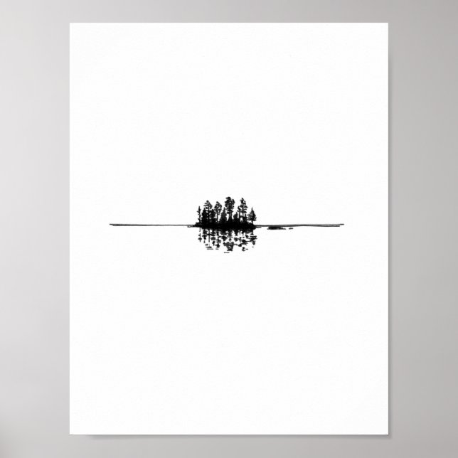 Poster Perdu : Montana Treeline (Devant)