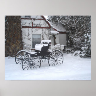 Poster Père Noël arrive !