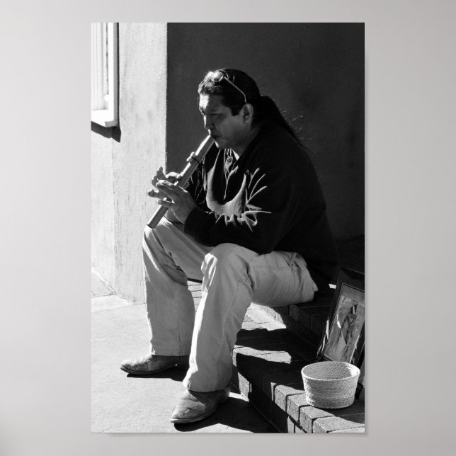 Poster Père Noël Fe Flutist (Devant)