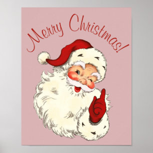 Poster père Noël No 4