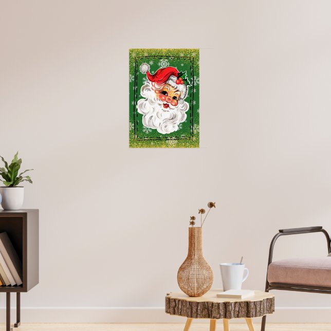 Poster Père Noël vintage (Salon 3)