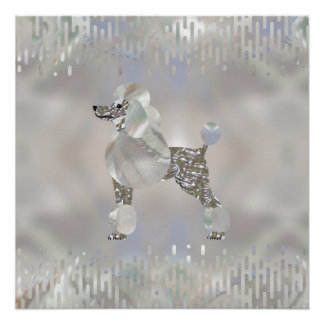 Poster Perle de luxe et caniche d'Abalone