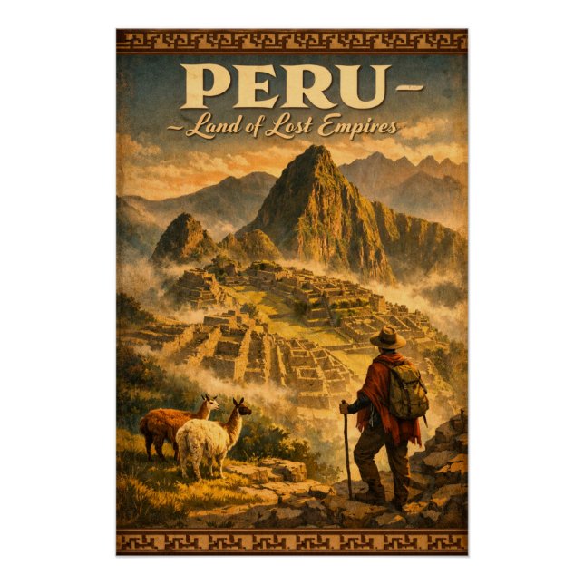 Poster “PÉROU – Terre d'Empires Perdus (Devant)