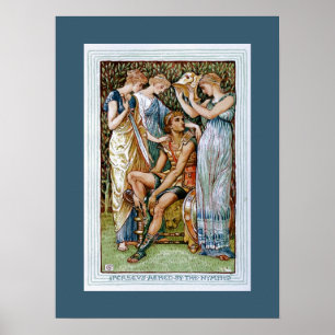Poster Persée armée par les Nymphes