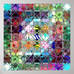 Poster personnalisable 40x40" extra grand et plus