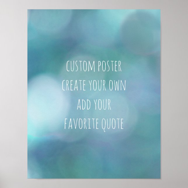 poster personnalisé ajouter votre propre devis ble (Devant)