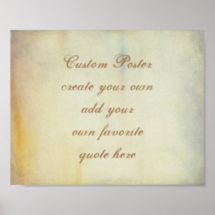 poster personnalisé ajouter votre propre devis sty