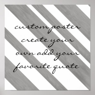 poster personnalisé ajoutez votre propre citation 