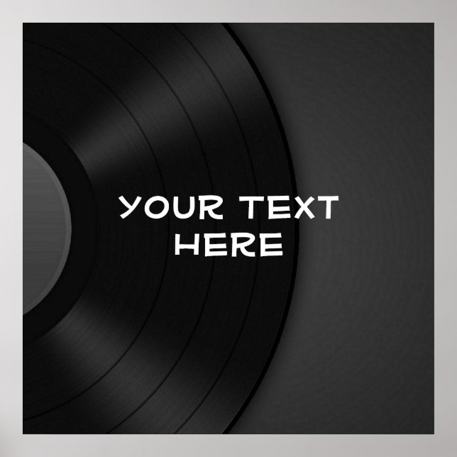 POSTER personnalisé avec Arrière - plan de concept (Devant)