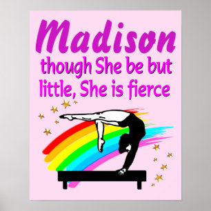 POSTER PERSONNALISÉ BALANCE BEAM QUEEN GYMNASTICS