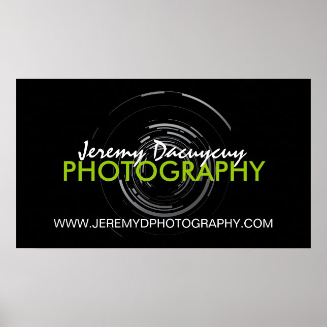 Poster personnalisé / Bannière (Devant)