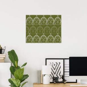 Poster personnalisé Bouddha Zen Motif moderne