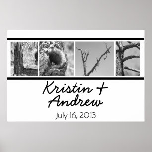 Poster personnalisé Cadeau Mariage unique