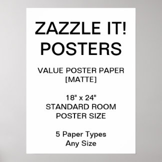Poster personnalisé de 18 po x 24 po