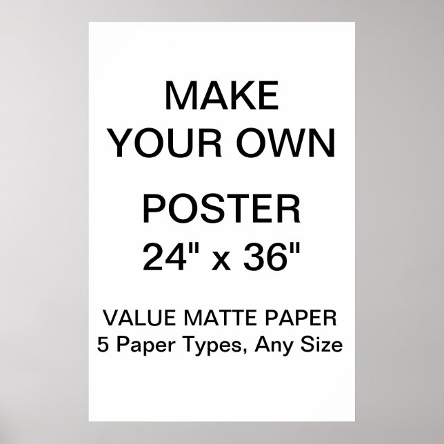 Poster personnalisé de 24 po x 36 po (Devant)