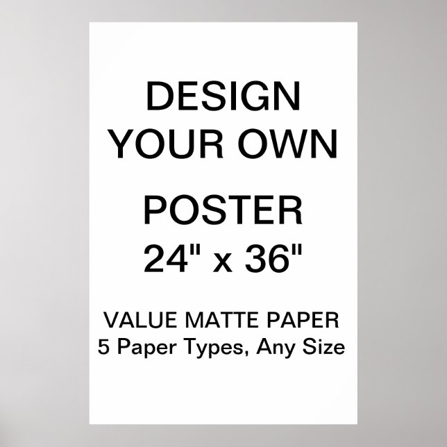 Poster personnalisé de 24 po x 36 po (Devant)
