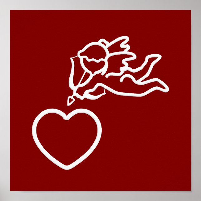 Poster personnalisé de Cupid Striks (Devant)