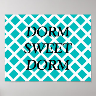 Poster personnalisé Dorm Sweet Dorm