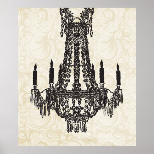 Poster personnalisé du lustre
