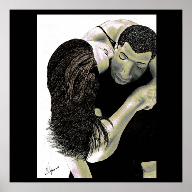 POSTER PERSONNALISÉ - MEILLEUR COUPLE (Devant)