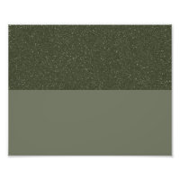 Poster personnalisé - Moss Green Texté Fractionné