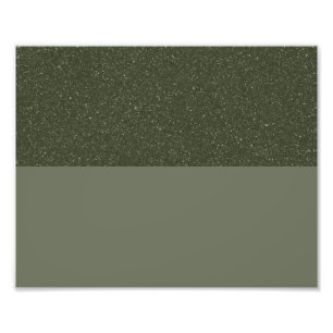 Poster personnalisé - Moss Green Texté Fractionné