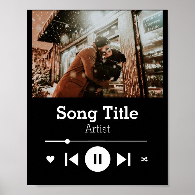 Poster Personnalisé Notre Chanson (Devant)