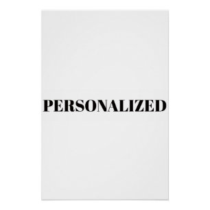 Poster Personnalisez le Vôtre